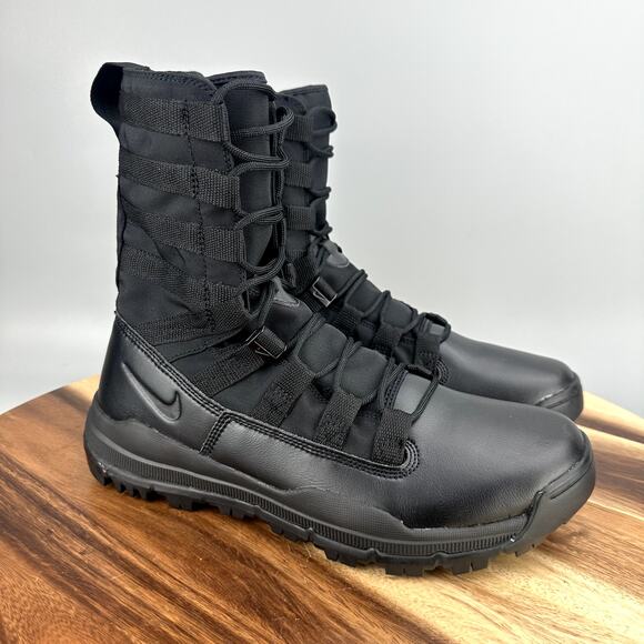 Nike SFB Gen 2 8" Men’s Sz 12.5 Military Combat Black Tactical Boots 922474-001 - Picture 1 of 7